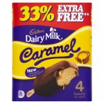 Cadbury Caramel Ice Cream Sticks 4 x 100ml