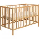 BabyStart Cot in Beech + BabyStart Hypoallergenic Foam Mattress C&C