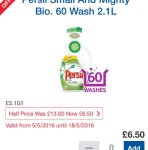 Persil Small And Mighty 60 Wash