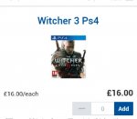 Witcher 3 ps4 / Xbox one