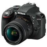 Nikon D3300 DLSR camera with VR lens, Nikon accessory kit (incl. bag)