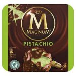 Pack of 3 pistachio magnums