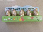 5 CO-OP Chocolate bunnies