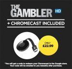 Google Chromecast 2 + The Gambler HD or Paranormal Activity