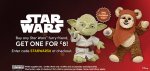 Buy one get one on selected star wars bears £35.00