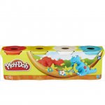 4 pots of play-doh