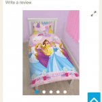 Disney Princess Enchanting Rotary Single Bed Duvet Quilt Cover Set