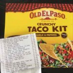 Old El Paso taco kit