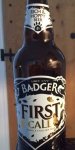 Badger First Call beer or John Smiths Golden Ale 500ml bottle