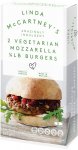 Linda McCartney Mozzarella Quarter Pounder Burger 2 x 113g +LM Vegetarian Sausages 6 x 50g