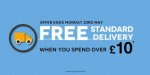Free Standard Delivery @ Halfords when you spend