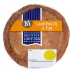 Morrisons Large Pork Pie & Egg or without egg