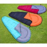 Adult Mummy Sleeping Bag. Choice of 3 colours. 220gsm. Includes compression bag