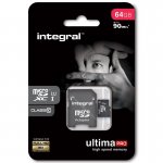 It's back: cheaper! (with code MM5FB) Integral 64GB Ultima Pro Micro SDXC Card UHS-I U1 Class 10 - 90MB/s
