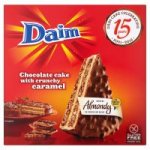 Daim chocolate cake with crunchy caramel