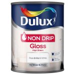 Dulex 750ml Pure White Non Drip Gloss