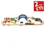 Chad Valley 60 Piece Train Set @ Argos (also Vtech Toot Toot Drivers Deluxe Train Track Playset + Free Home Delivery)