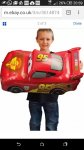 Jumbo remote control lightning McQueen inflatable car