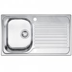 Blanco Toga 1 Bowl Stainless Steel Compact Sink & Drainer From B&Q (additional delivery charges apply)