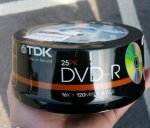 25 x TDK DVD-R & DVD+R