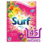 Surf Tropical Lily & lavender Washing Powder 45 Wash 3.185Kg £4.50 Tesco