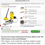 Karcher K2 Pressure Washer Bundle £34.99 karcheroutlet - £6.95 del