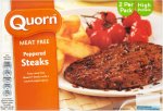 Quorn Meat Free Peppered Steaks (2 per pack - 196g)
