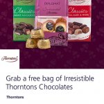 Grab a free bag of Irresistible Thorntons Chocolates #with O2Priority code any Thorntons stores
