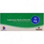 Cetirizine 10mg one months supply