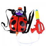 Kids Ladybird / Bee Backpack Pressure Pump Squirt Gun Del