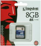 8gb Kingston SD card in retail packaging @ Amazon (Everyday Electrics or UKSELLERS)