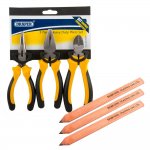 Draper pliers and pencils