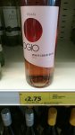 Ogio rose wine pilot grigio 75cl bottle 2.75