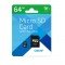 Class 10 64GB Micro SD card with adapter