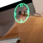 Flexible USB Clock Fan - £4.90 Delivered - GEARBEST