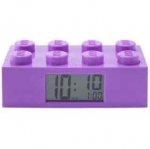 LEGO&reg; Friends Purple Brick Alarm Clock