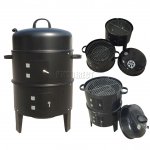 3 Layer Steel BBQ Charcoal Grill Barbecue