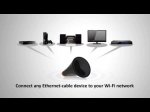 Edimax CV-7438nDM N600 Dual-Band Gigabit Wi-Fi Entertainment Bridge for Smart TV, Blu-ray, Gaming & Music Streaming