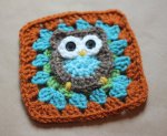 Owl Square crochet pattern FREE