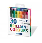Staedtler 334 C30 Triplus Fineliner - Assorted Colours, Pack of 30 Amazon (prime, add-on) (add on item / £20 spend)