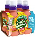 Robinsons Fruit Shoot (Varieties as stocked) (4 x 200ml)