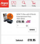 NOW TV Box with 6 Month Entertainment Pass