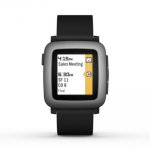 Pebble Time Smartwatch - Black