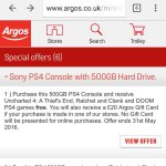PS4 black 500gb + doom + ratchet & clank + uncharted 4 + &pound;20 voucher when bought