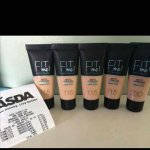 Maybelline NEW Matte & Poreless Foundation scanning