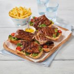 Thin cut British steaks, 2 steaks a pack 350g a pack