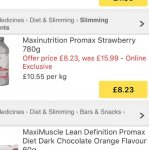 Absolute bargain - Maxinutrition Promax Strawberry 780g