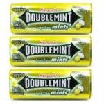 3 pack of Wrigley's doublemint sugar free mints