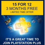 15 months PS Plus (&pound;2.66 p/m) (&pound;35 if you use method in description)