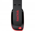 SANDISK Cruzer Blade USB Memory Stick - 128 GB Next Day (incl. Sun)